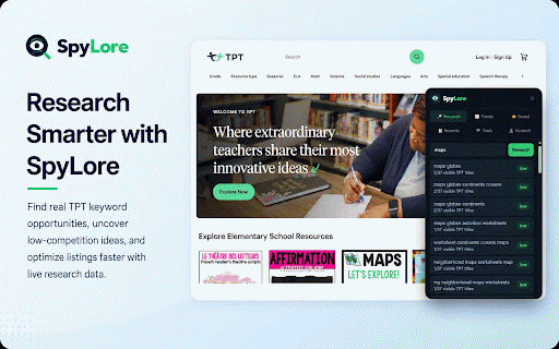 SpyLore — TPT Keyword Research & SEO Tool :: Your SpyLore workspace for TPT keyword research, listing audits, store insights, saved ideas and seasonal planning.