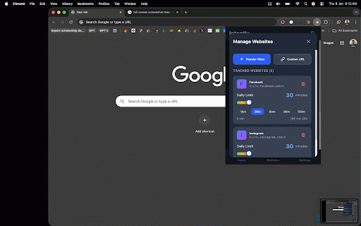 Intently - Intentful Browsing :: Build better habits by tracking website usage and providing intentful interventions