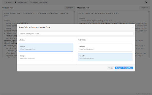 Diff Checker :: Online diff checker for text & code with AI summaries. Quickly check diff, text compare and find the difference between versions