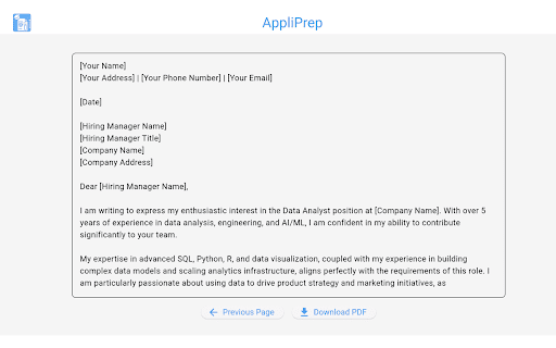 AppliPrep :: AppliPrep Extension
