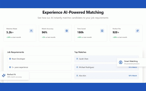 TalentTap :: Streamline hiring with AI-powered resume analysis. Instantly identify top candidates, highlight key skills, and save recruiting time