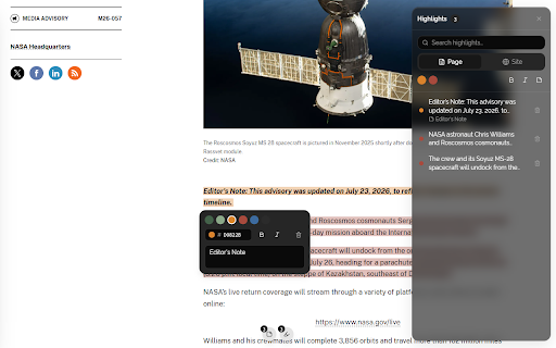 Overlayer - Highlight & Quick Notes :: A notes canvas and text highlighter for any website. Works fully offline.
