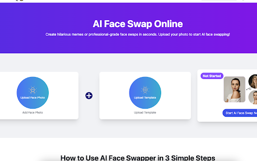 Face Swap | AI-Powered Face Fusion for Photos :: Instantly swap faces in photos and videos using AI, create memes, and share them with friends