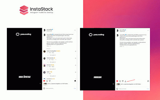 InstaStack – Instagram Toolkit for Desktop :: Instagram toolkit for desktop. Track unfollowers, upload stories from PC, download media, and manage Instagram.