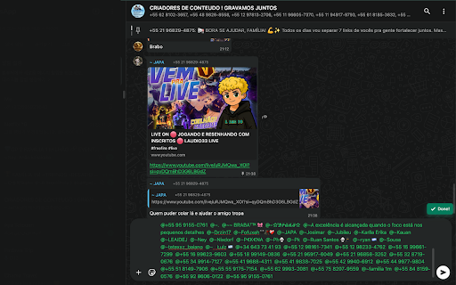 WhatsApp Everyone Tagger :: Tag everyone in a WhatsApp group with one click - now with inline button!