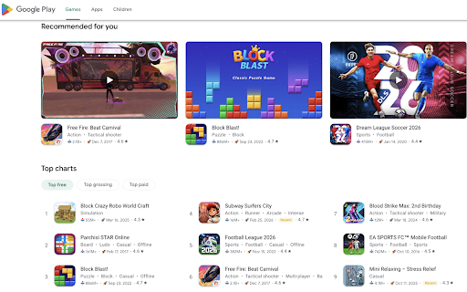 Google Play Store Summary :: Surface hidden store metrics on Google Play Store app pages — exact downloads, rating histograms, monetization info, and more.