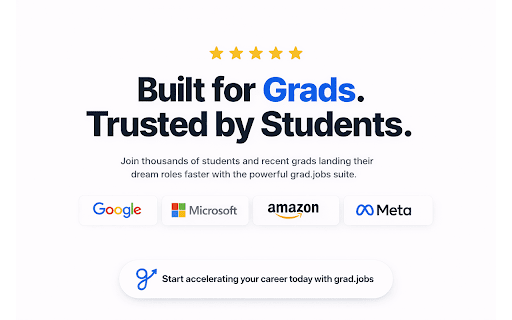 grad.jobs :: One-click job capture, smart autofill, H-1B sponsor insights, and AI resume tools