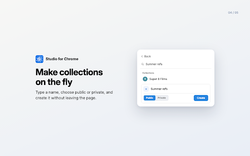 Studio :: Save images, video, and audio from the web into Studio collections and feeds.