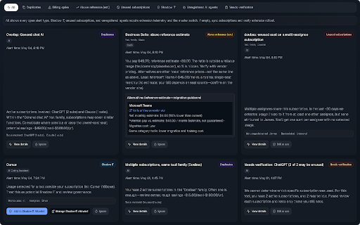 GetSaaSWatch Browser Extension :: Detects SaaS and AI tool usage for security and governance.