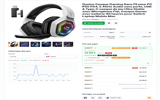 Komparzon | Amazon Price Comparator :: Instantly compare Amazon prices across 9 European countries and save up to 30% on your purchases. Free and automatic!
