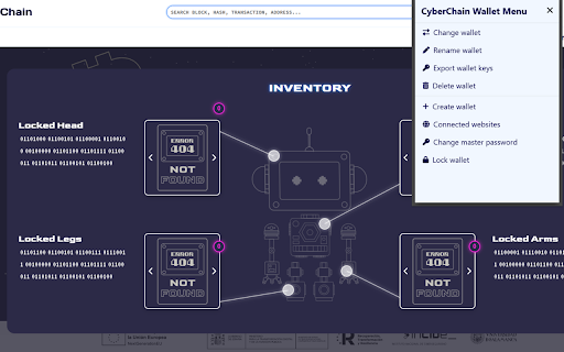 CyberChain Wallet :: A secure wallet for CyberChain blockchain