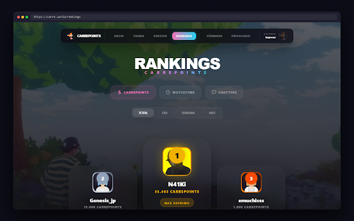 CarrePoints :: Hacé que tus puntos de Kick se reflejen al instante en la plataforma de CarrePoints.