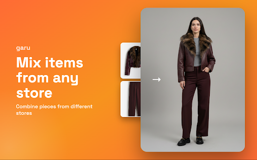 Garu: 360° Virtual Try Ons :: 360° virtual try-on for any store. See how clothes fit from every angle before buying. Works on any fashion site.