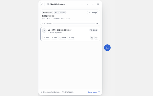 QA Workspace :: A professional browser-native QA execution workspace for manual testers and SDETs. Offline-first.