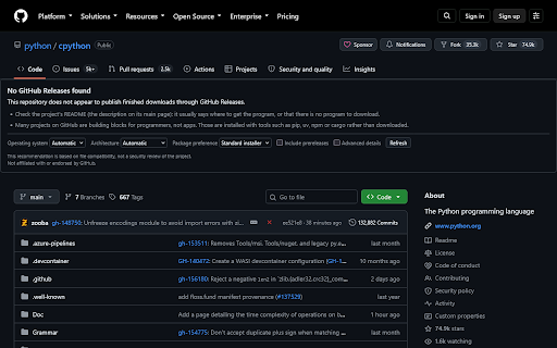 Where's the Damn Download? :: Finds the ready-to-run download for your computer in a GitHub release — and says so honestly when there isn't one.