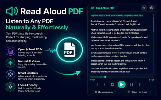 Read Aloud Extension :: A Text-to-Speech extension that reads web pages aloud.