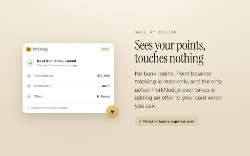 PerkNudge: Card Offers, Points & Miles :: Never miss a card offer or lose a point again. PerkNudge captures your offers and watches your balances so you don't have to.