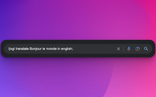 Jogi AI: Your Personal AI Assistant :: Use OpenAI to generate text, translate languages, and write code on any website.