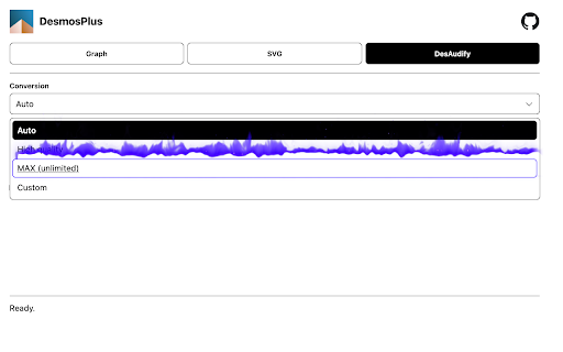 Desmos :: Transfer graphs, make songs in Desmos, convert SVGs into Desmos graphs, and so much more!