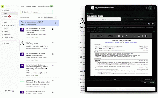 ApplyOps — Job Application Tracker :: Automatically capture job applications from any website into your ApplyOps tracker.