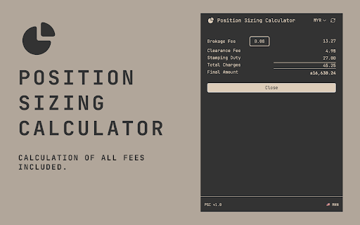 Position Sizing Calculator :: Protect and preserve your principal.