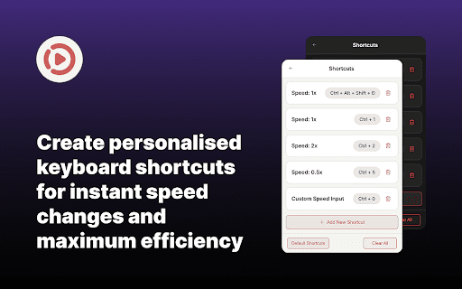 YT Speed Controller :: Control YouTube video playback speed with custom buttons