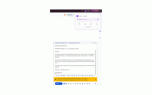 HyPeMa — Precise Email Outreach :: Cold emails that actually get replies. AI researches each lead, writes a unique email, drops it in your Gmail. Done.