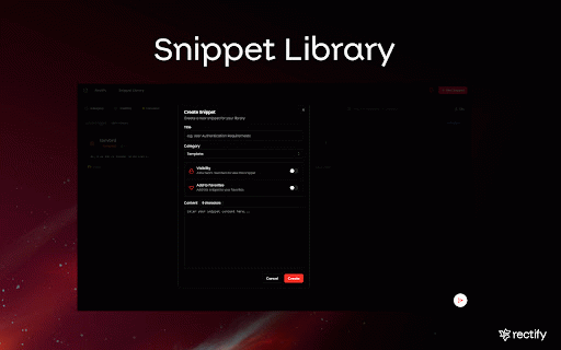 Rectify :: Debug & enhance development workflow with code analysis and prompt enhancement