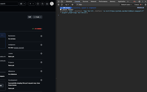 pr-snap :: PR-Snap is a Chrome extension that helps you quickly copy GitHub pull request links with titles in various formats for easy sharing.