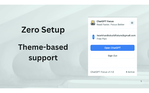ChatGPT Focus: AI Summarizer, Auto-Highlighter & Speed Reader :: ⚡ Auto-highlight key insights & dim the noise. Turn ChatGPT responses into scannable text to read 5x faster