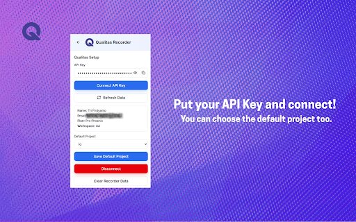 Qualitas Recorder :: Record user interactions on web applications to generate test automation flows