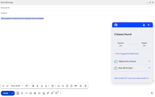 CogbiasAI :: Cognative bias detection in your browser