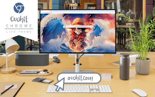 Monkey D. Luffy Live Wallpaper :: Luffy strikes the water with power, splitting it in two with his incredible strength.