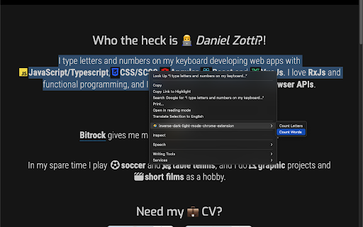Inverse Dark/Light Mode :: The extension allows users to manage a list of URLs of websites that are displayed in "inverted" mode (if the website has a dark…