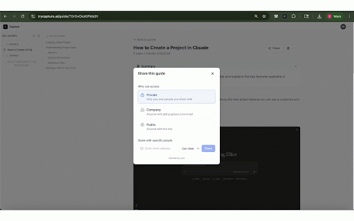 Capture :: Turn any workflow into a step-by-step guide