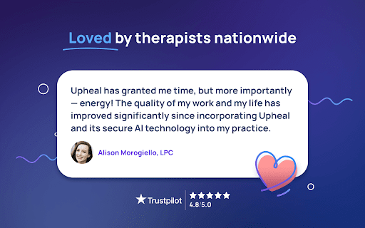 Upheal :: The best AI notes for mental health professionals.