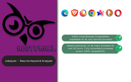 Jobalysis — Resume Keyword Analyzer :: Compare your resume against any job posting and see which skills you match and which you’re missing.