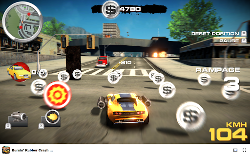 Burnin' Rubber Crash n' Burn Game - Simulation & Action :: Unleash chaos in this thrilling driving game full of destruction, playable offline on Chrome!