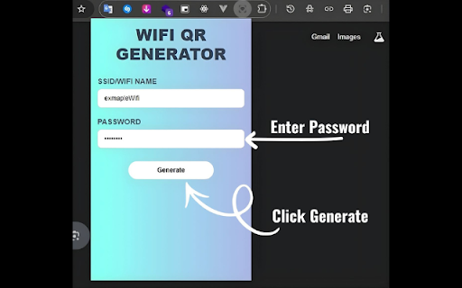 Wi-Fi QR Generator :: Generate a QR code for your Wi-Fi network instantly.