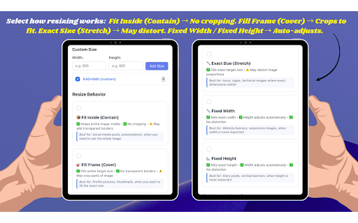 Bulk Image Resizer :: Fast bulk image resizing tool with multiple format support