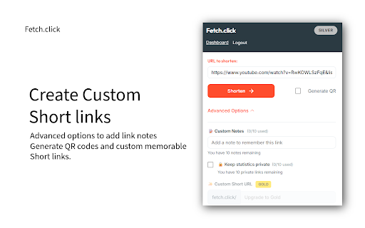 Fetch.click URL Shortener :: Quickly shorten URLs from any webpage with Fetch.click's powerful URL shortening, management & analytics platform.