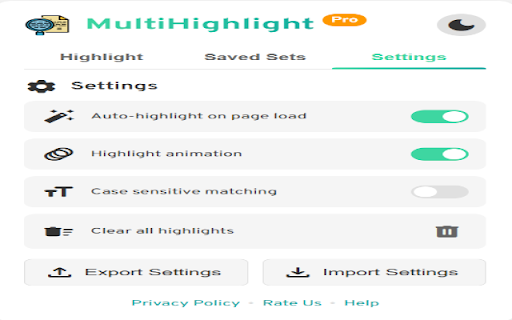 MultiHighlight :: Advanced text highlighting with real-time style updates for any webpage.
