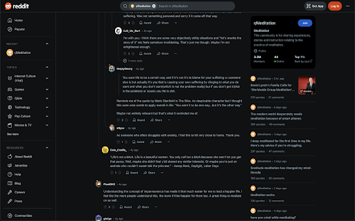 Reddit Auto Show More Comments :: Automatically expands and reveals default-collapsed and hidden Reddit comments for you.