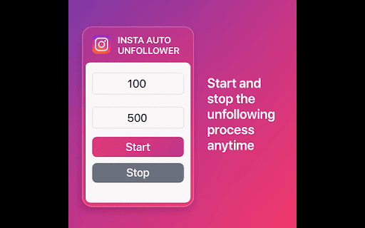 Instagram Auto Unfollower :: Automatically unfollow Instagram users with custom settings.