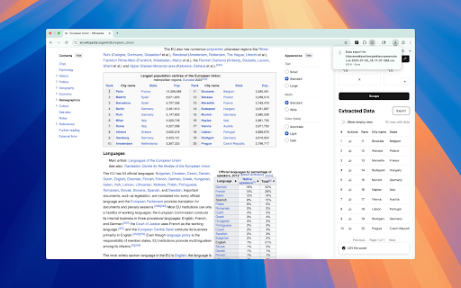 Scrape Similar :: Extract data from websites into spreadsheets.