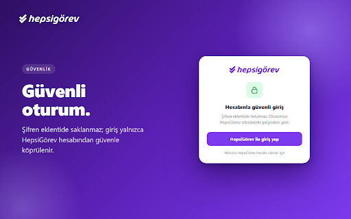 HepsiGörev :: Bağlı sosyal hesaplarına uygun HepsiGörev görevlerini tarayıcından bul, tek tıkla tamamla, kanıtını gönder ve bakiye kazan.