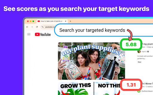 See Any YouTube Thumbnail's Impact :: 20x your thumbnail research! See any thumbnail's reach & influence as you search YouTube. To inspire & grow your channel faster.