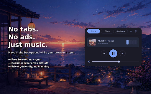 Lofi Radio — Player for Study & Chill :: A tiny lofi radio player in your browser. Chill beats to study, relax and sleep — inspired by the lofi girl vibe.