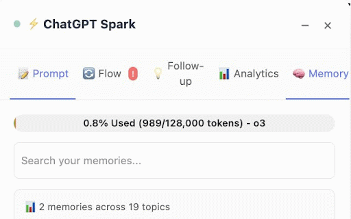 ChatGPT Spark :: Ignite better conversations with AI. Real-time analysis, smart suggestions, and conversation memory.