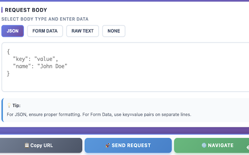 Quick URL Editor :: Full-featured API testing tool with headers, payloads, and all HTTP methods (GET, POST, PUT, DELETE, etc.)